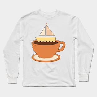 Coffee to go | illustration Long Sleeve T-Shirt